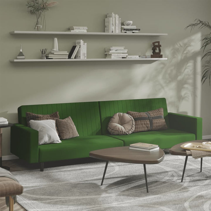 Bäddsoffa 2-Sits Sammet