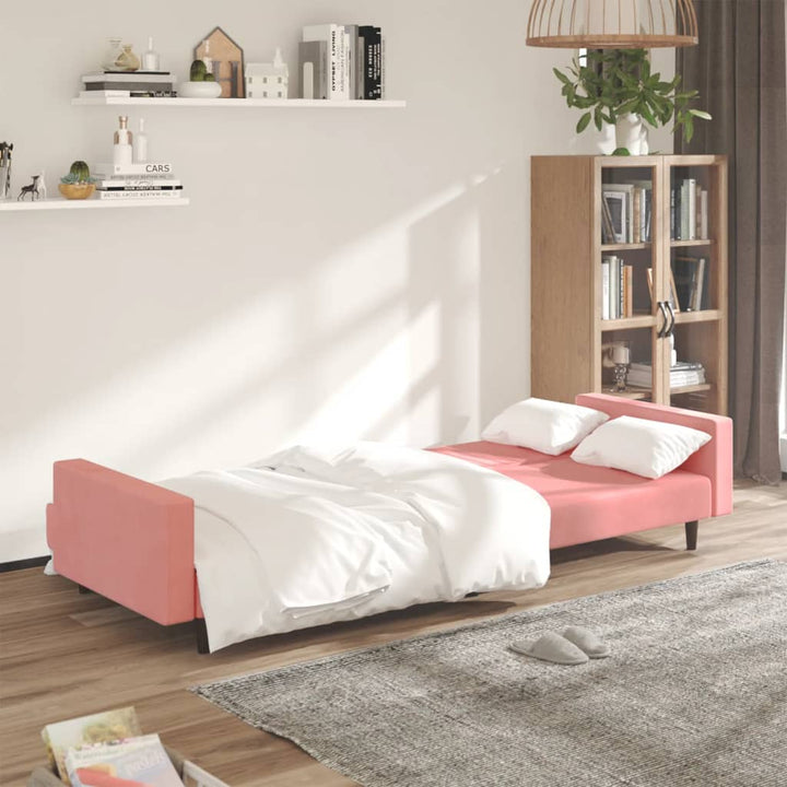 Bäddsoffa 2-Sits Sammet