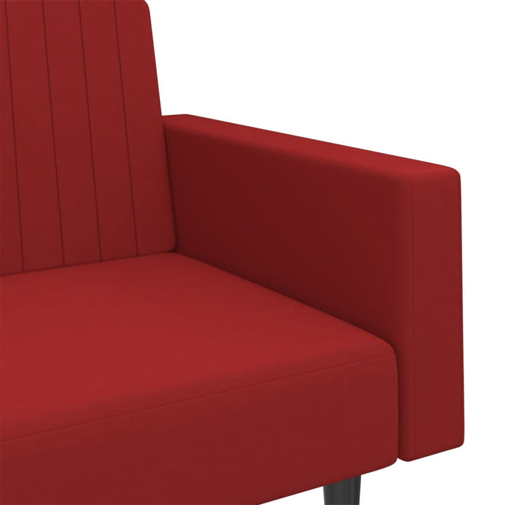 Bäddsoffa 2-Sits Sammet