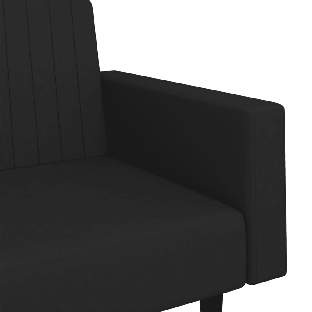 Bäddsoffa 2-Sits Sammet