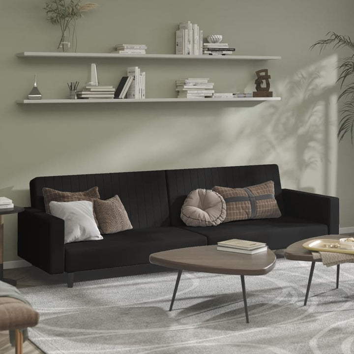 Bäddsoffa 2-Sits Sammet