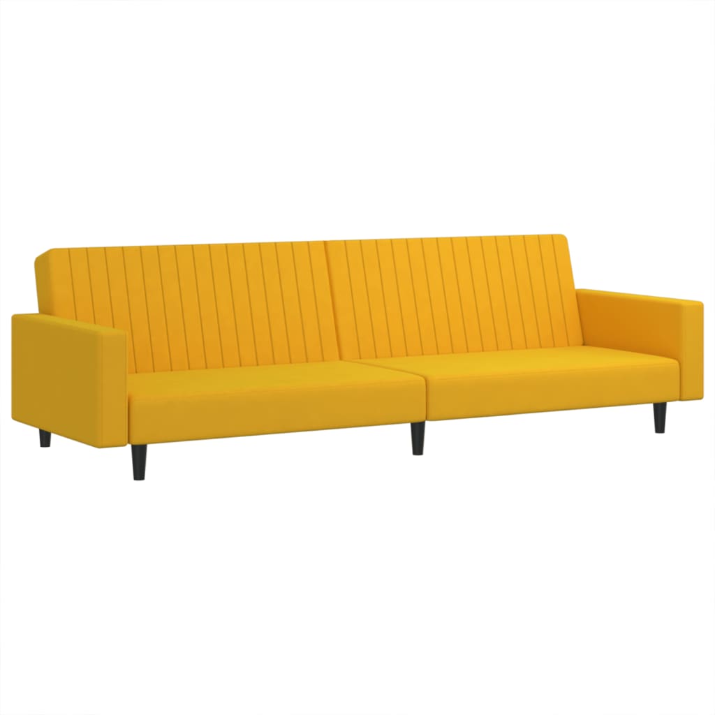 Bäddsoffa 2-Sits Sammet