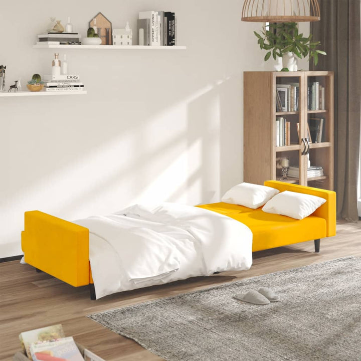 Bäddsoffa 2-Sits Sammet