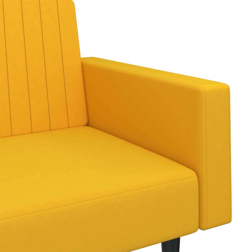 Bäddsoffa 2-Sits Sammet