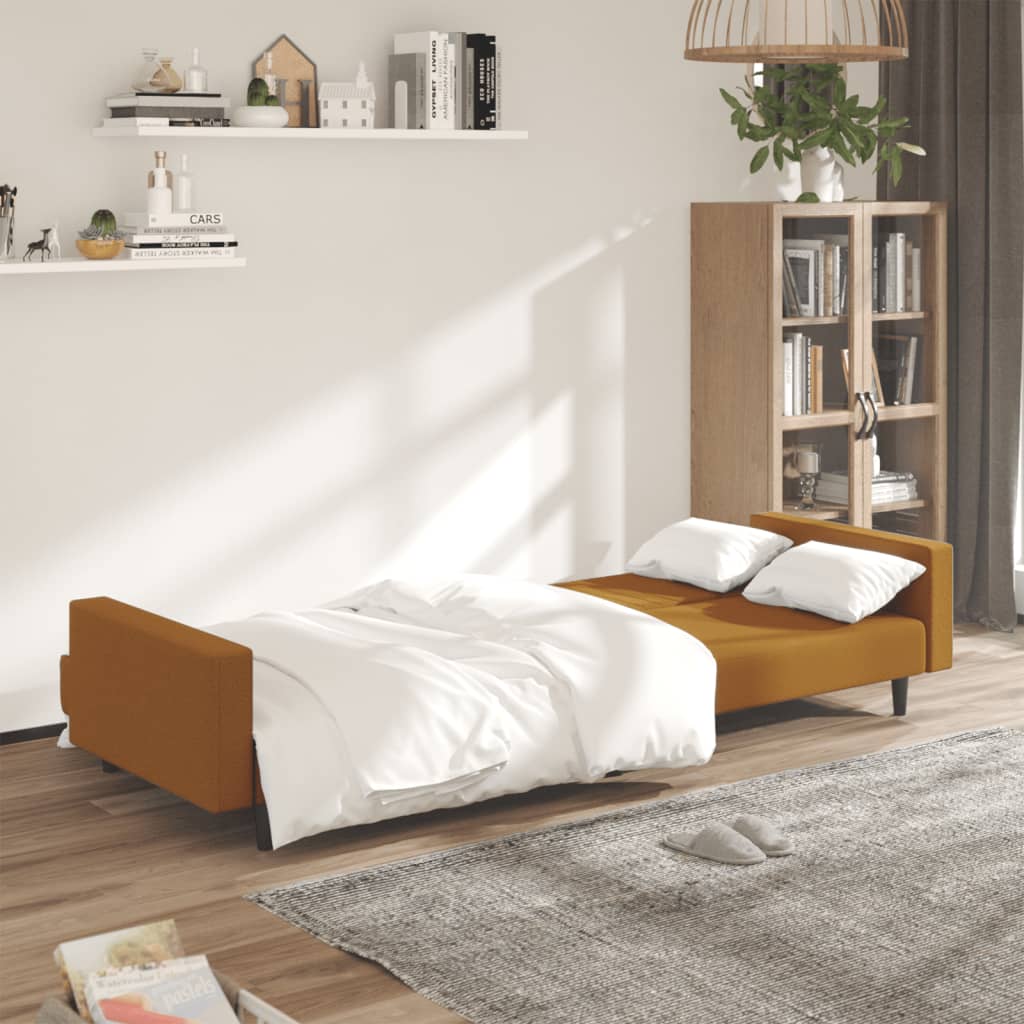 Bäddsoffa 2-Sits Sammet