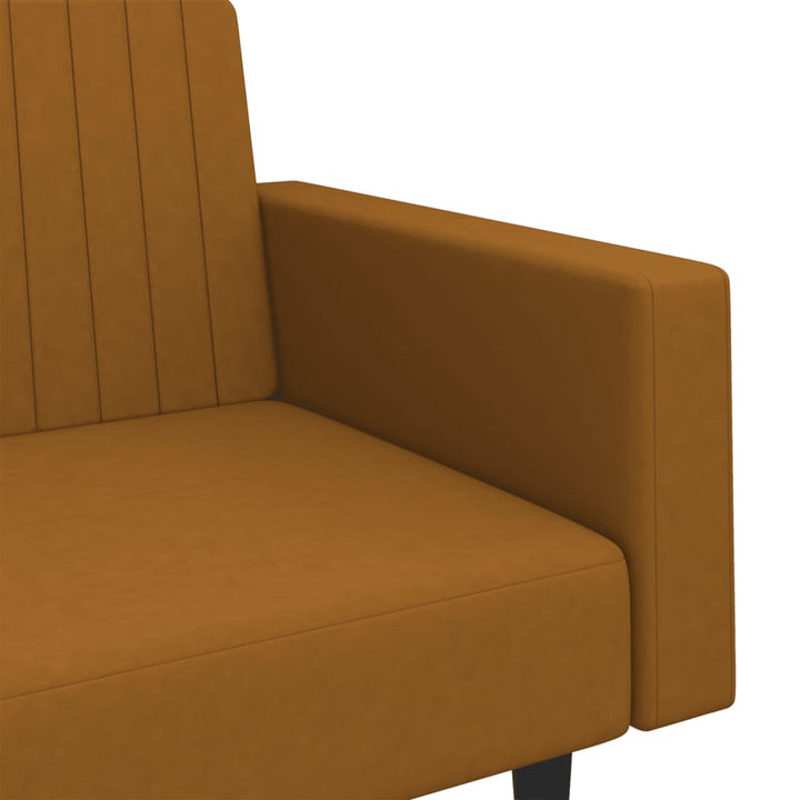 Bäddsoffa 2-Sits Sammet