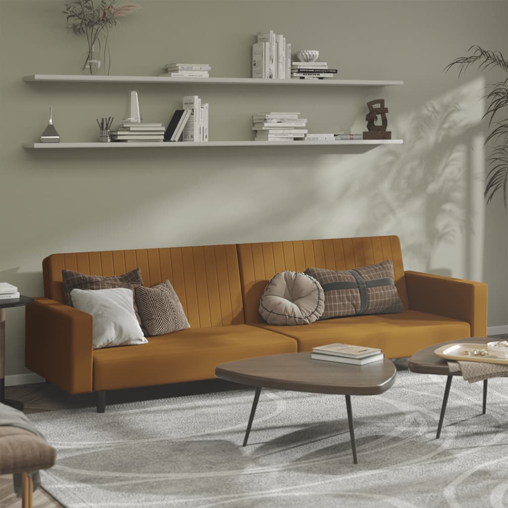 Bäddsoffa 2-Sits Sammet