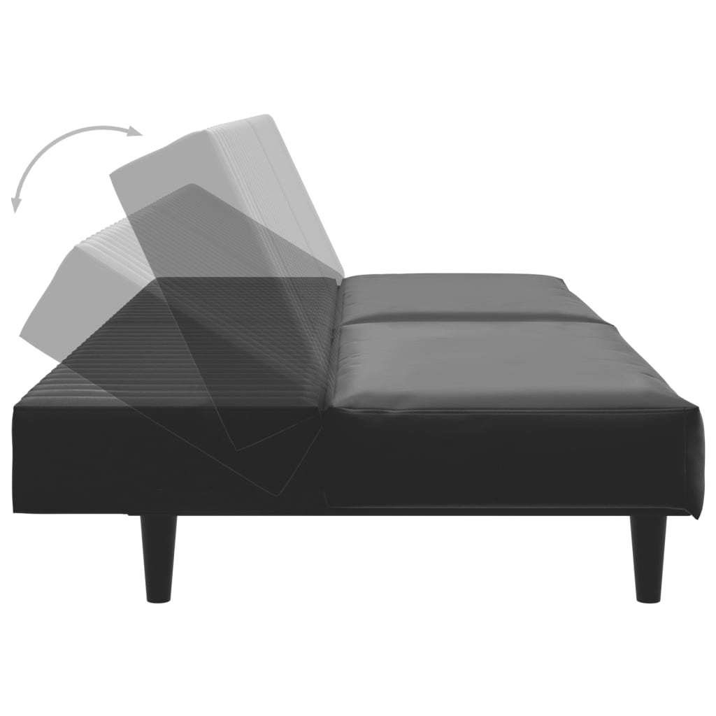 Bäddsoffa 2-Sits Konstläder