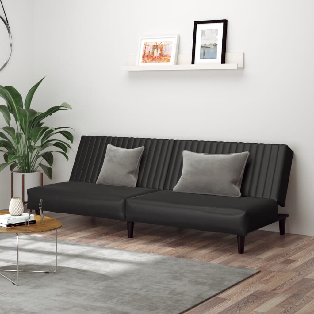 Bäddsoffa 2-Sits Konstläder