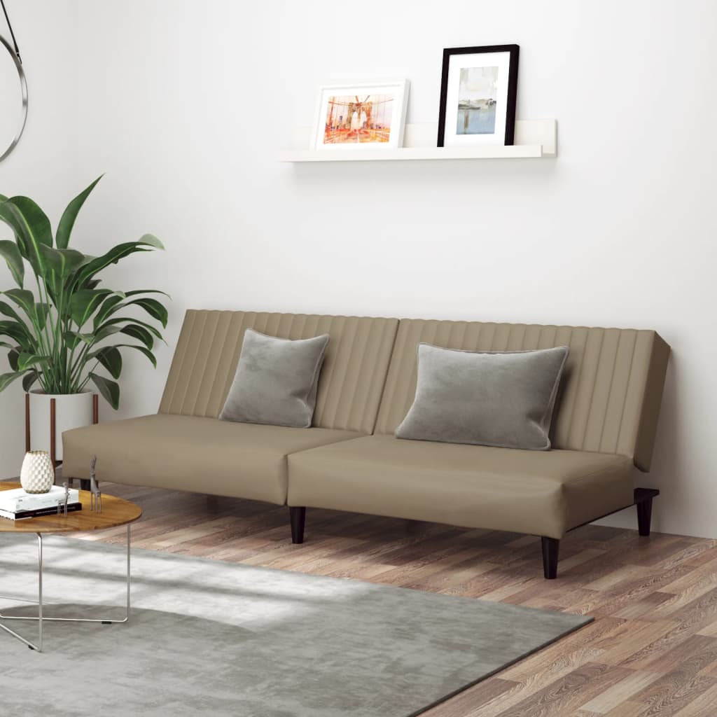 Bäddsoffa 2-Sits Konstläder