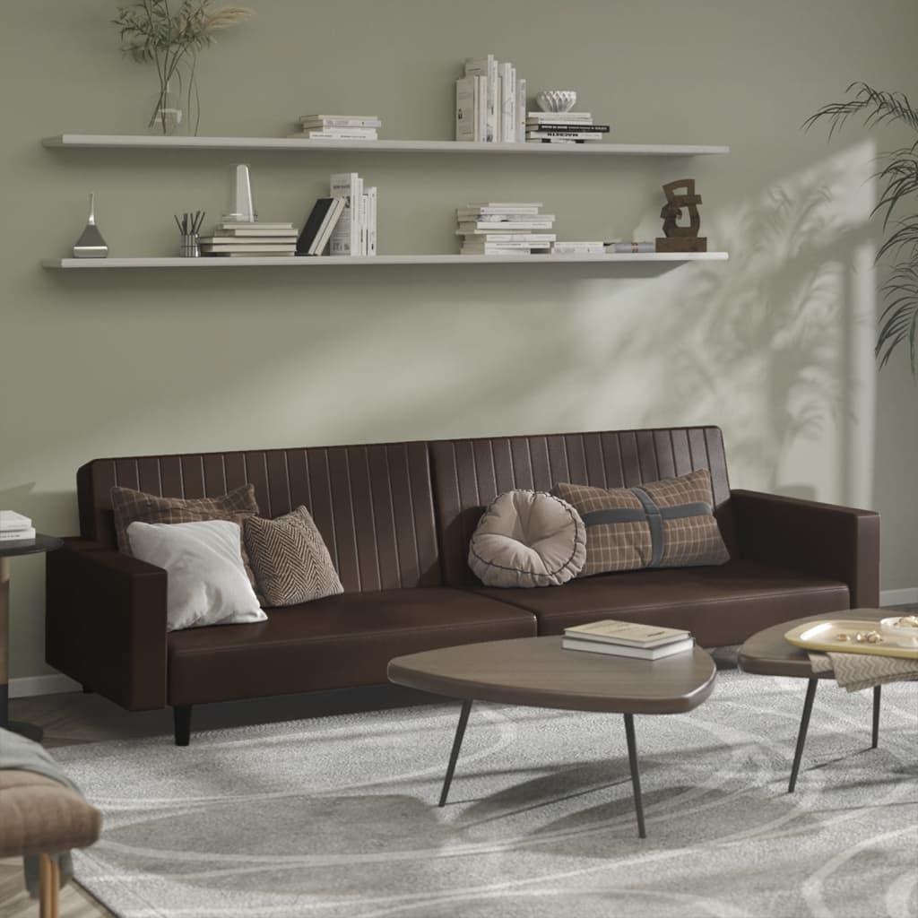 Bäddsoffa 2-Sits Konstläder