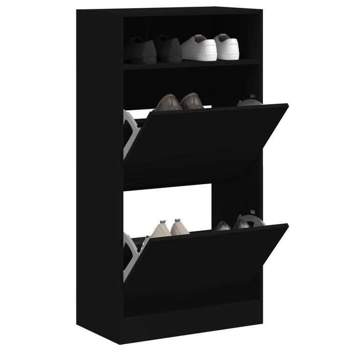 Skohylla 60X34X116 Cm Konstruerat Trä