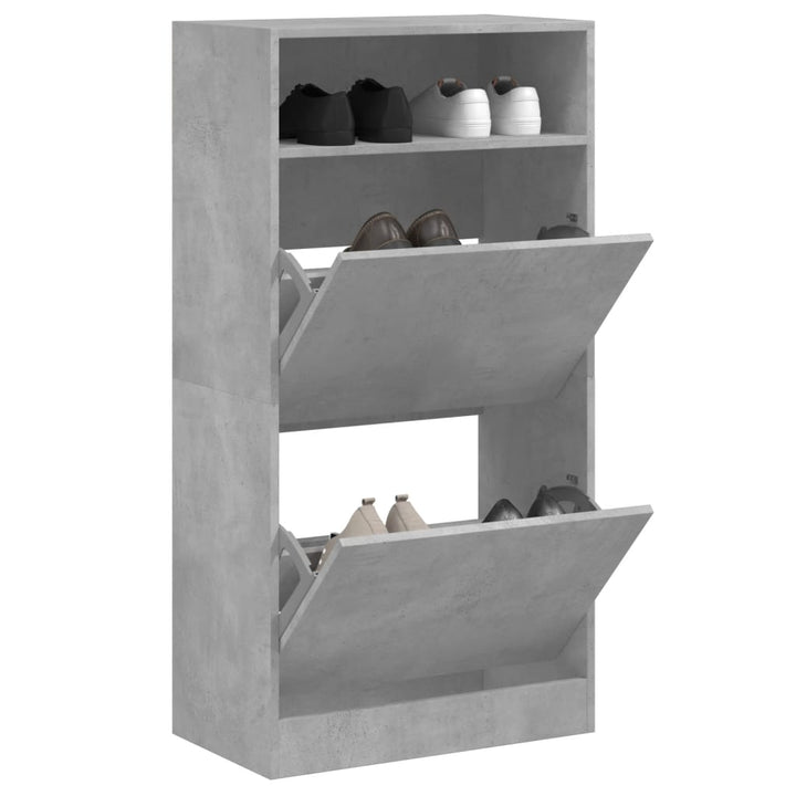 Skohylla 60X34X116 Cm Konstruerat Trä