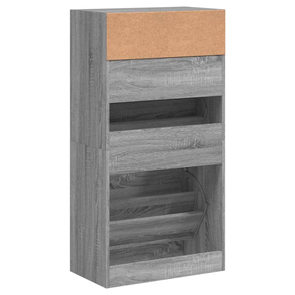 Skohylla 60X34X116 Cm Konstruerat Trä