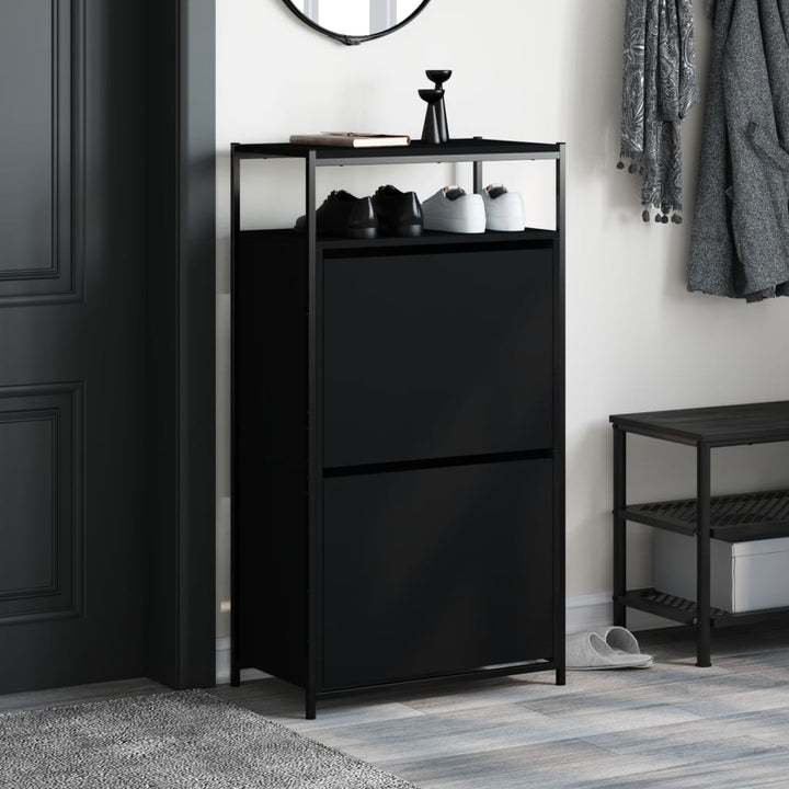 Skohylla 60X34X112 Cm Konstruerat Trä