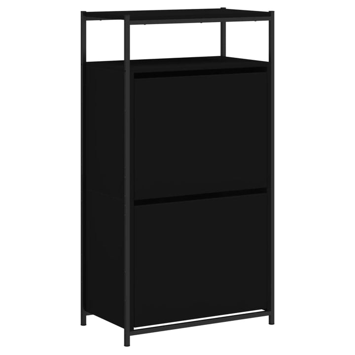 Skohylla 60X34X112 Cm Konstruerat Trä