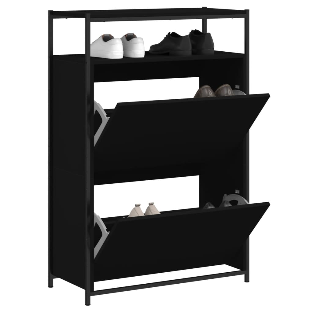 Skohylla 60X34X112 Cm Konstruerat Trä