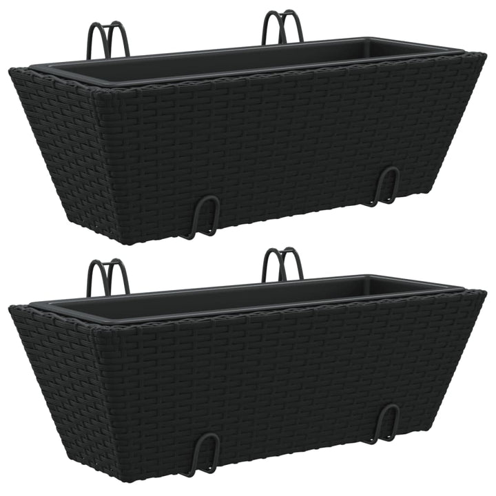 Blomlådor Med Krokar 2 St Konstrotting