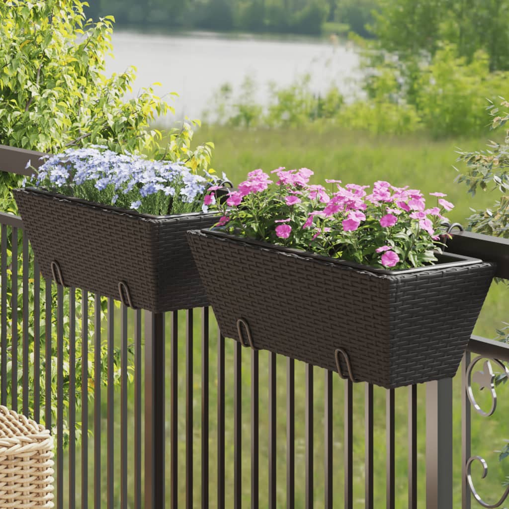 Blomlådor Med Krokar 2 St Konstrotting