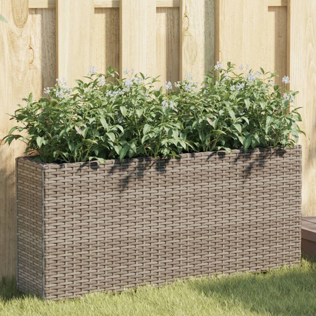 Odlingslåda Med 2 Krukor 90X20X40 Cm Konstrotting