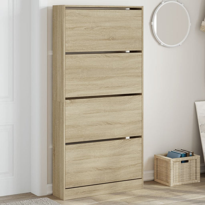 Skoskåp 80X21X87,5 Cm Konstruerat Trä