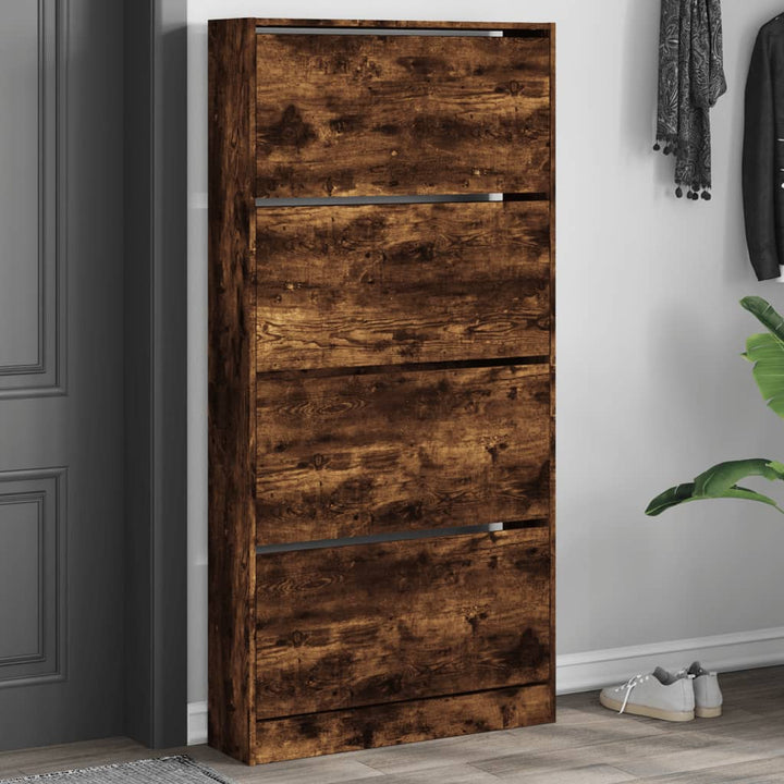 Skoskåp 80X21X87,5 Cm Konstruerat Trä
