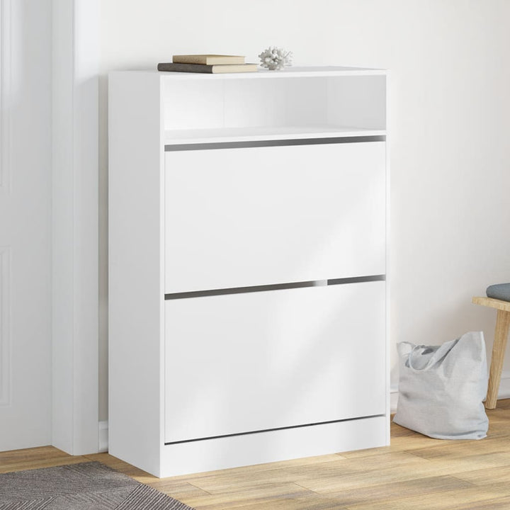 Skohylla 60X34X116 Cm Konstruerat Trä