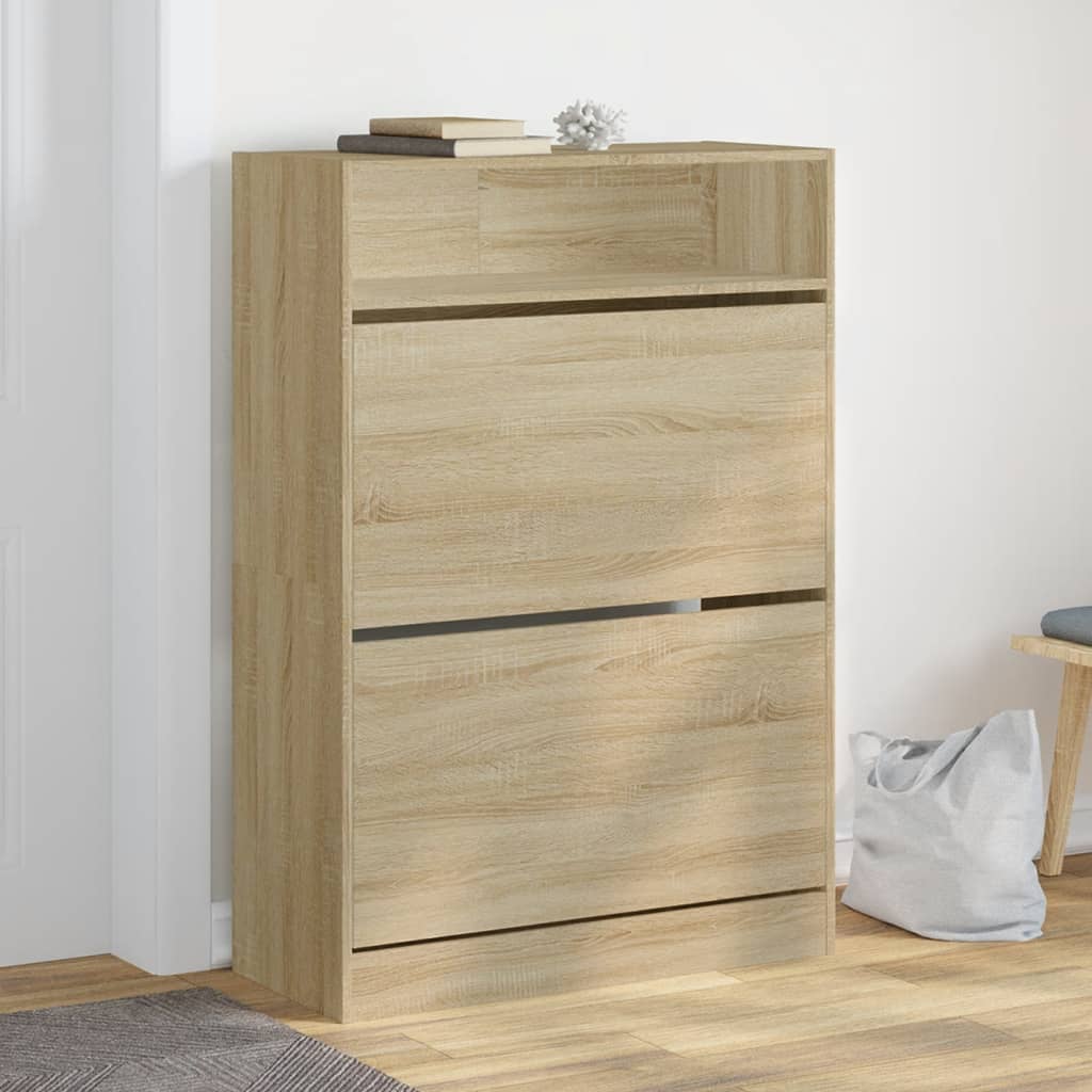 Skohylla 60X34X116 Cm Konstruerat Trä