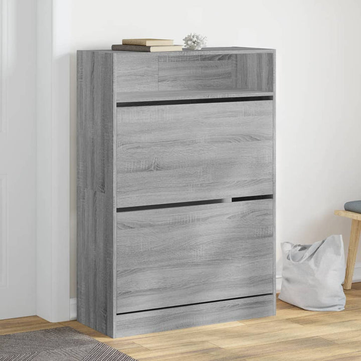 Skohylla 60X34X116 Cm Konstruerat Trä