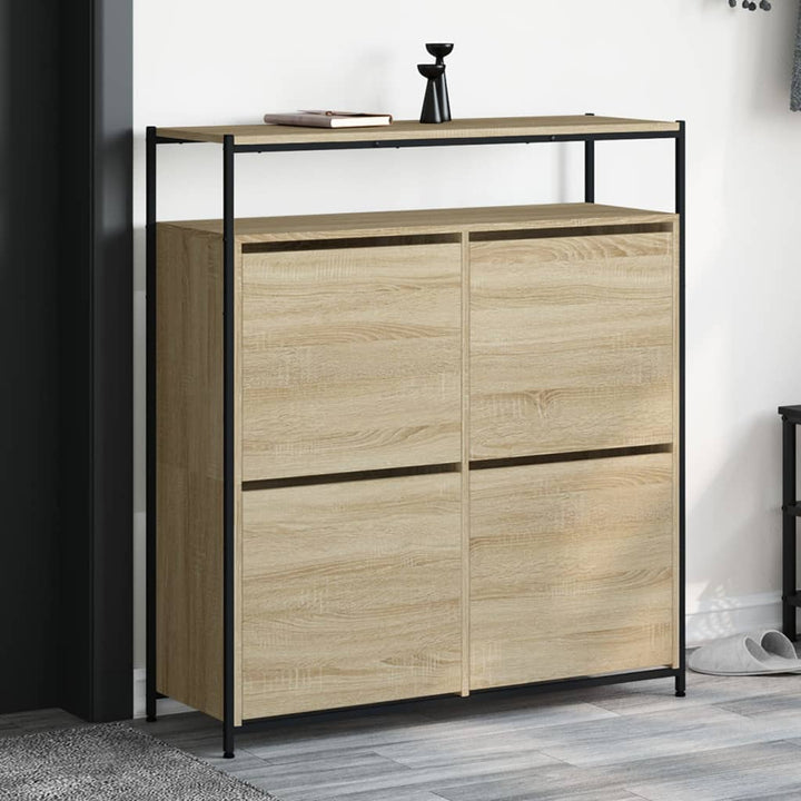 Skohylla 60X34X112 Cm Konstruerat Trä
