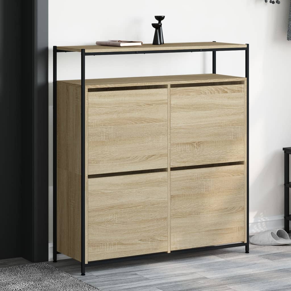 Skohylla 60X34X112 Cm Konstruerat Trä