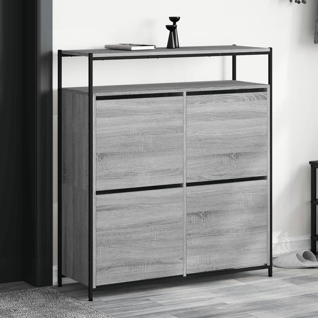 Skohylla 60X34X112 Cm Konstruerat Trä