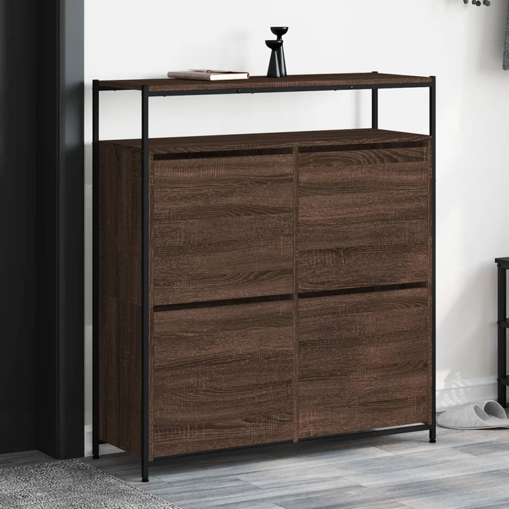 Skohylla 60X34X112 Cm Konstruerat Trä