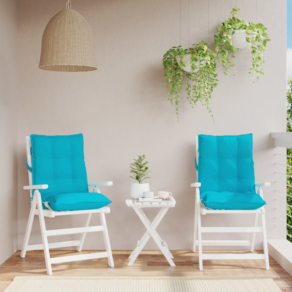 Stolsdynor Låg 2 St Rödrutig Oxfordtyg