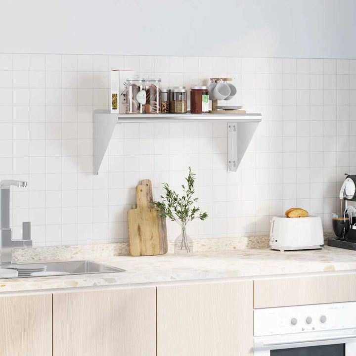 Vägghylla Silver Rostfritt Stål