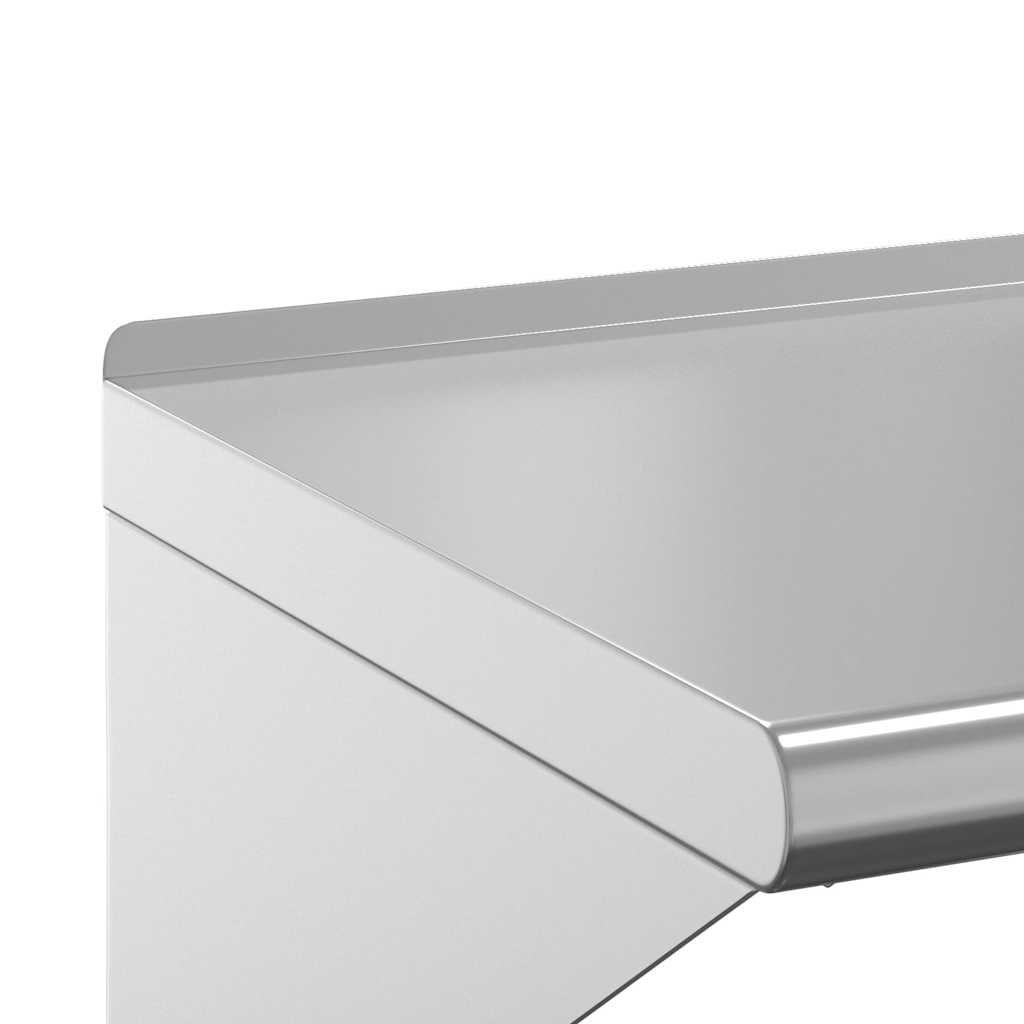 Vägghylla Silver Rostfritt Stål