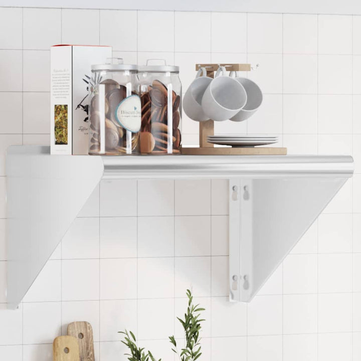 Vägghylla Silver Rostfritt Stål