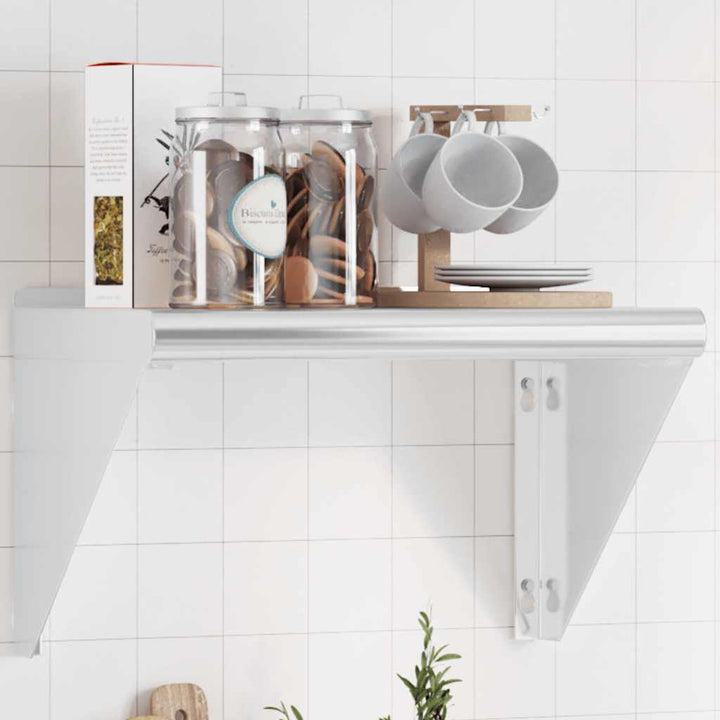 Vägghylla Silver Rostfritt Stål
