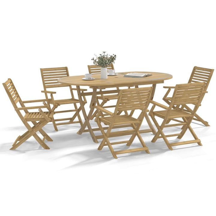 Hopfällbara Trädgårdsstolar 2 St 48,5X61,5X87 Cm Massiv Akacia