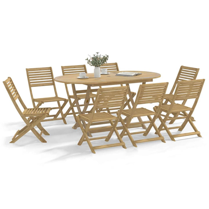 Hopfällbara Trädgårdsstolar 2 St 48,5X61,5X87 Cm Massiv Akacia