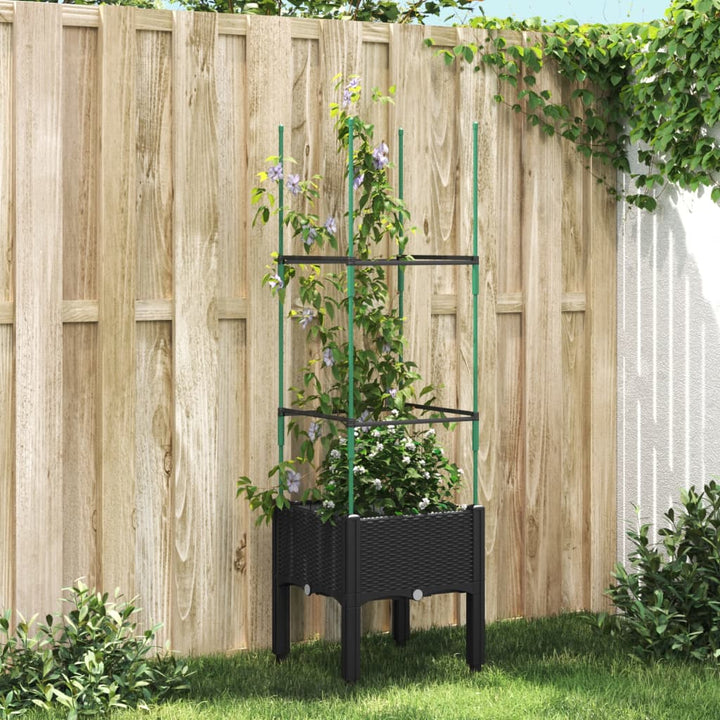 Odlingslåda Med Spaljé 120X40X142,5 Cm Pp