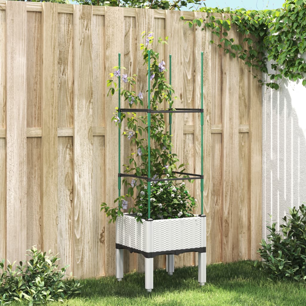 Odlingslåda Med Spaljé 120X40X142,5 Cm Pp