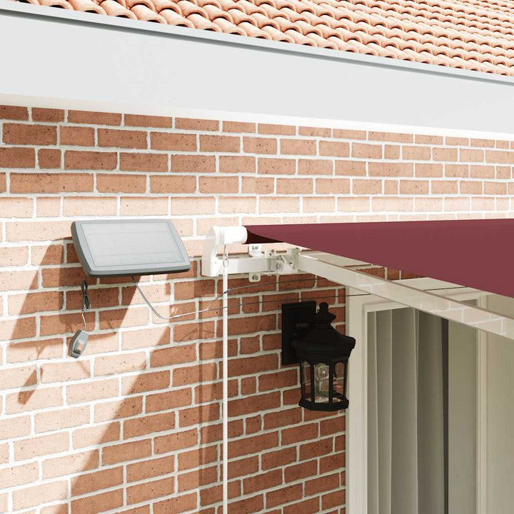 Markis Manuellt Infällbar Med Led