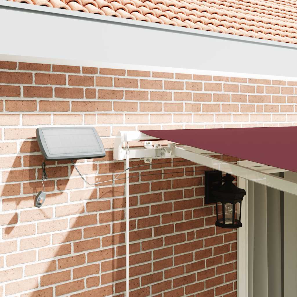 Markis Manuellt Infällbar Med Led