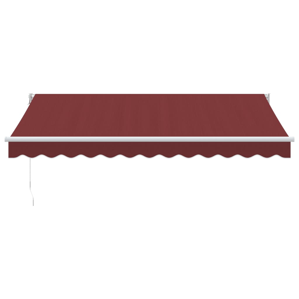 Markis Manuellt Infällbar Vinröd 350X250 Cm