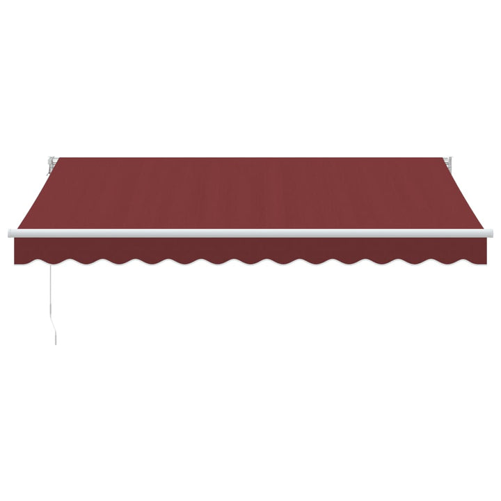 Markis Manuellt Infällbar Vinröd 350X250 Cm