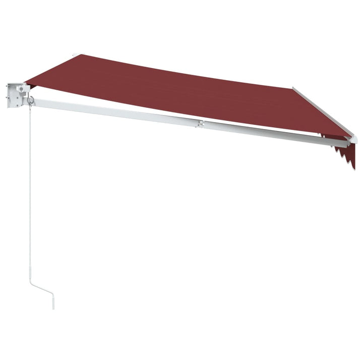 Markis Manuellt Infällbar Vinröd 350X250 Cm