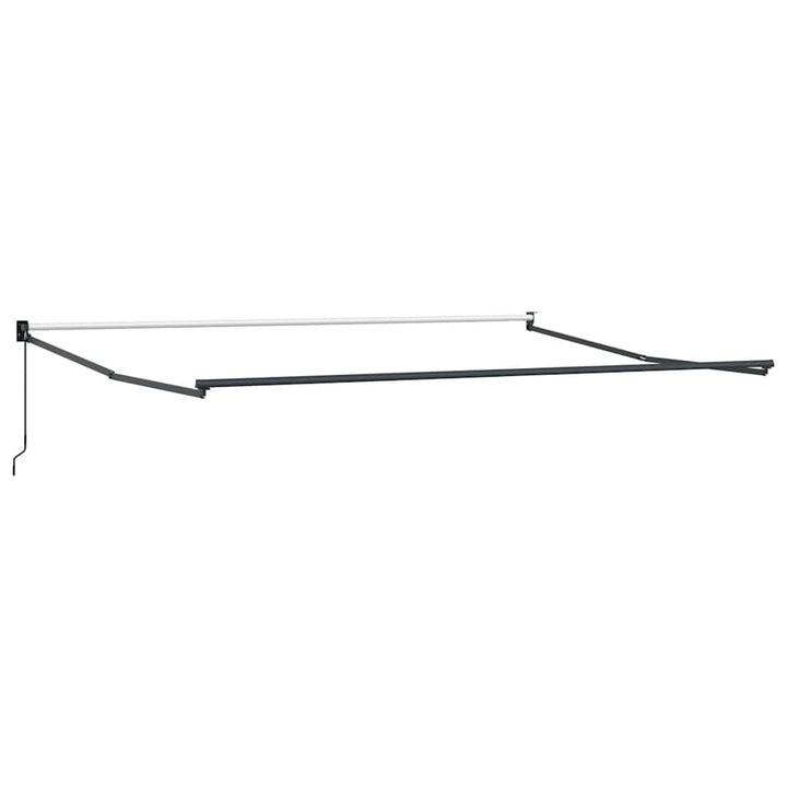 Markis Manuellt Infällbar Vinröd 500X300 Cm