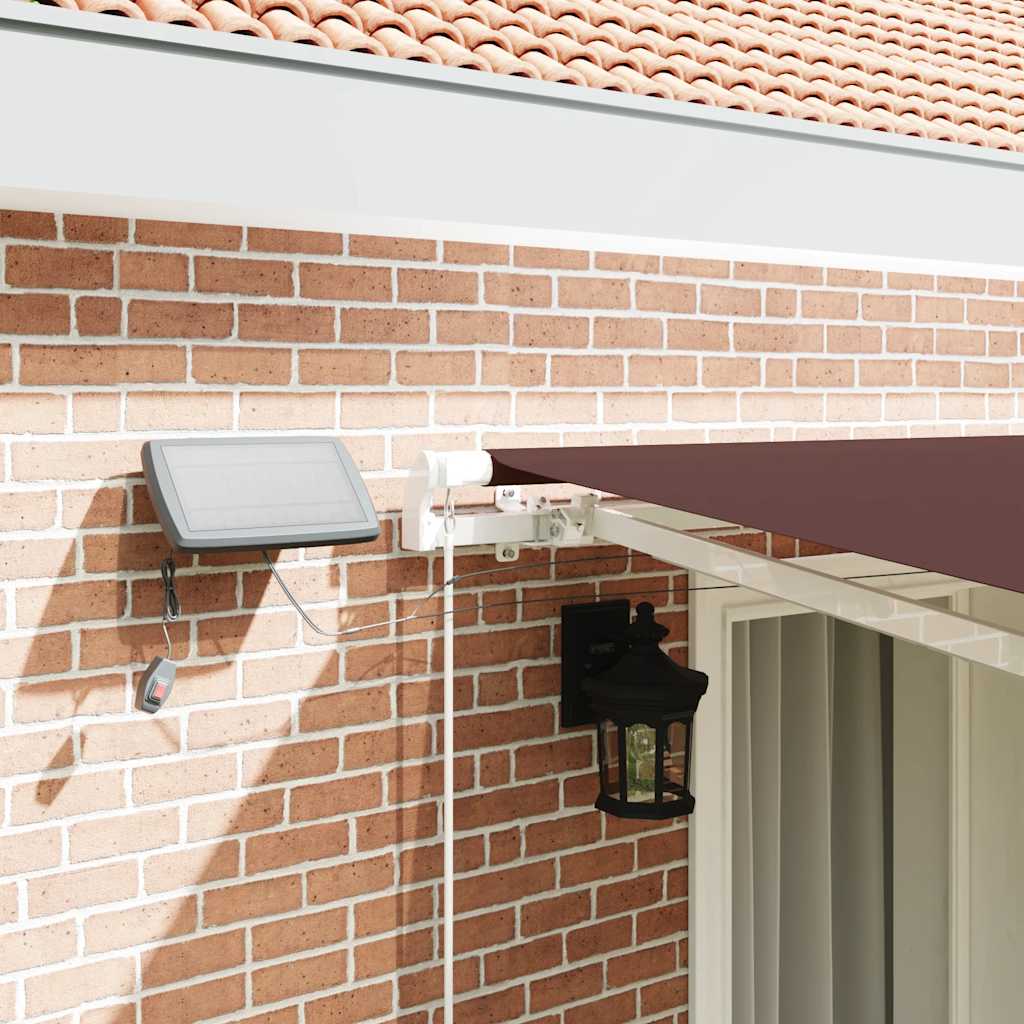 Markis Manuellt Infällbar Med Led