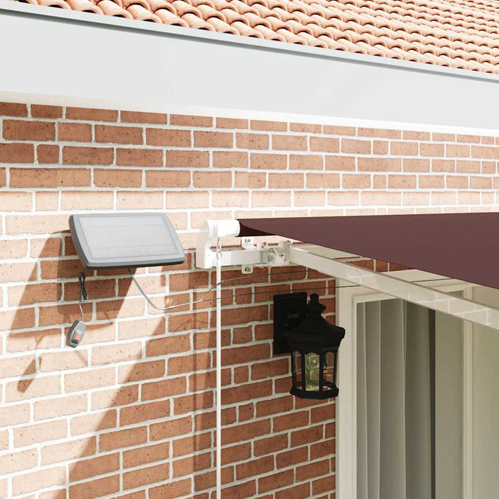 Markis Manuellt Infällbar Med Led